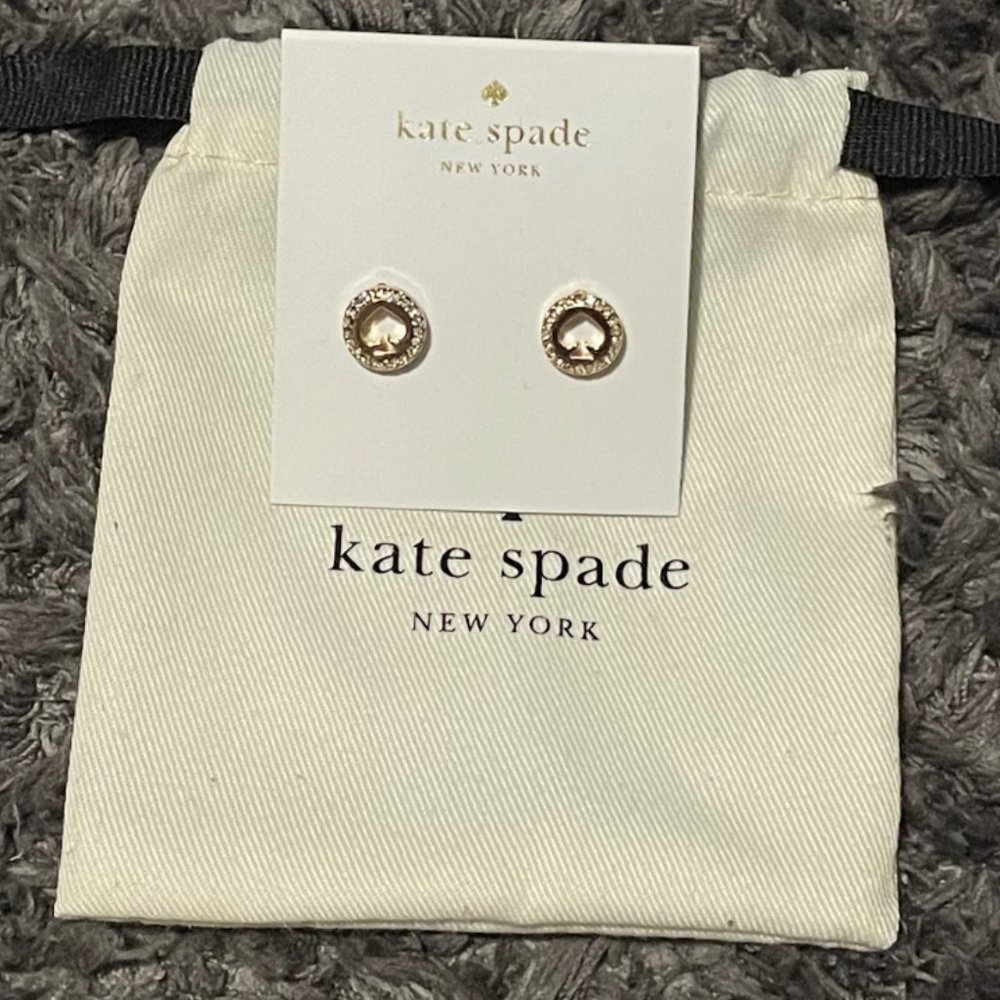 Kate Spade Spot The Spade Stud Earrings